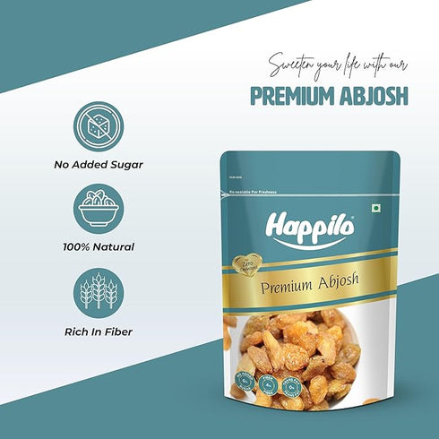 Happilo Premium Abjosh  Natural Munakka Dry Fruits